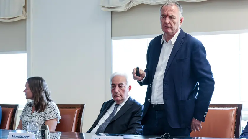 La conferenza stampa di lunedì alla Torre del Lloyd. Foto Silvano