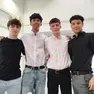 Da sinistra Attallah, Rekic, Lagang e Pegoraro. Fotoservizio Katia Bonaventur