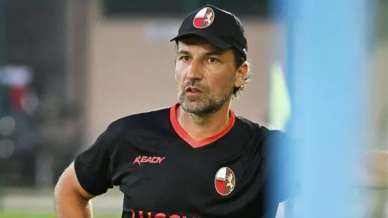Giorgio Gorgone, nell'ultima stagione sulla panchina della Lucchese
