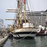 La nave Palinuro a Trieste (Foto Lasorte)