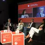 Da sinistra, Andrea Musig, la giornalista Giorgia Pacino, Eduardo Mainardi e Paola Lupi. Foto Bonaventura