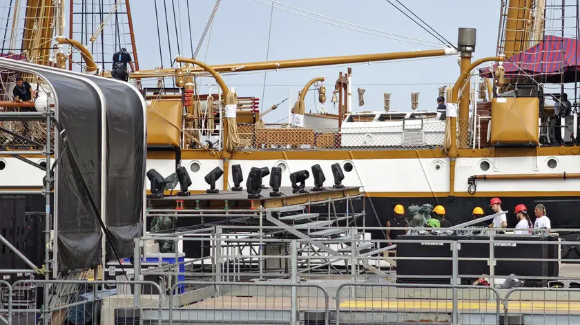 La nave Palinuro (Foto Lasorte)