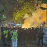 I tafferugli sabato sera a Belgrado