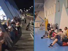 Notte di disagi quella tra ieri e oggi anche all’aeroporto di Ronchi dei Legionari