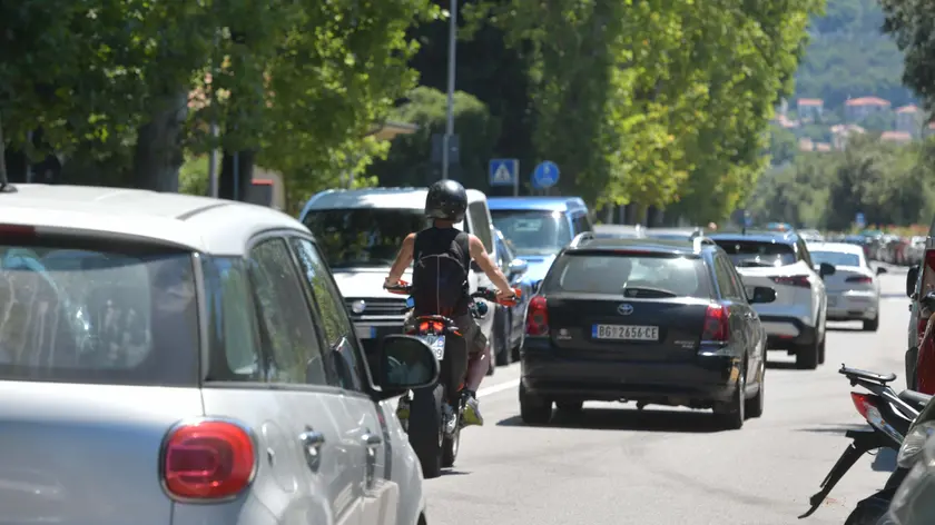Traffico a Barcola (Bruni)