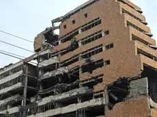 Il “Generalštab”, enorme palazzo in stile modernista nel cuore di Belgrado che fino al 1999 ospitava il ministero della Difesa del Paese balcanico; l’edificio fu bombardato e distrutto dai missili Nato durante la guerra