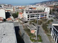 Una panoramica del comprensorio dell’ex Fiera di Montebello (Bruni)