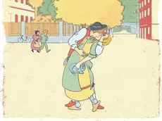 Un'illustrazione del monfalconese Massimo Racozzi per il libro “Gorizia a sorpresa” di Roberto Covaz