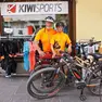 Sebastiano Visintin e Liliana Resinovich fotografati durante una delle loro gite in bicicletta
