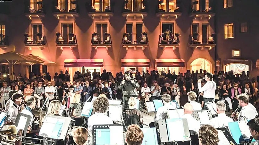 L'orchestra di fiati G. Verdi in una foto di Martina Starace