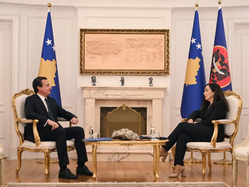 Il premier Kurti e la presidente Osmani