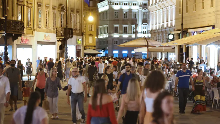 Una passata edizione della Notte dei saldi