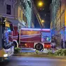I Vigili del fuoco sul posto