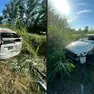 L'auto coinvolta nell'incidente a Grado