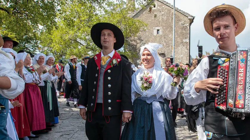 Le nozze carsiche del 2022 Foto Massimo Silvano