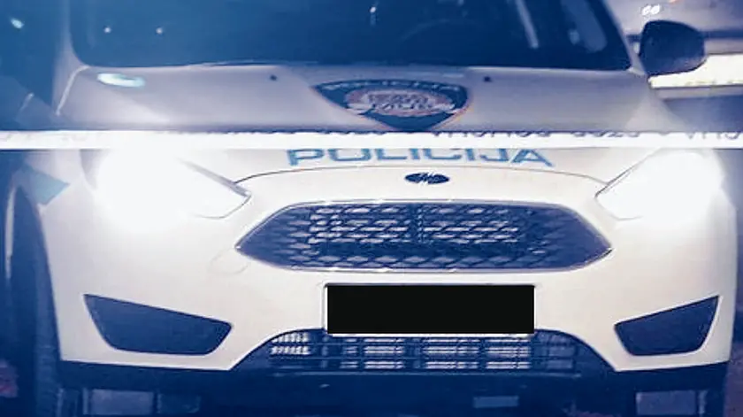 Una pattuglia della polizia croata in una foto d’archivio