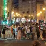 Centro affollato per la Notte dei Saldi a Trieste (Lasorte)