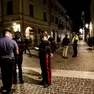Controlli serali interforze in centro a Monfalcone in una foto d’archivio di Bonaventura