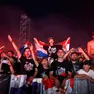 Alcuni dei fan accorsi al megaconcerto di Thompson a Zagabria