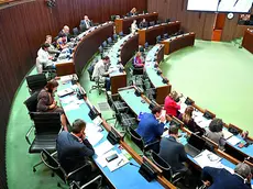 Lavori nell'aula del Consiglio regionale del Fvg: si decidono le misure di sostegno all'occupazione