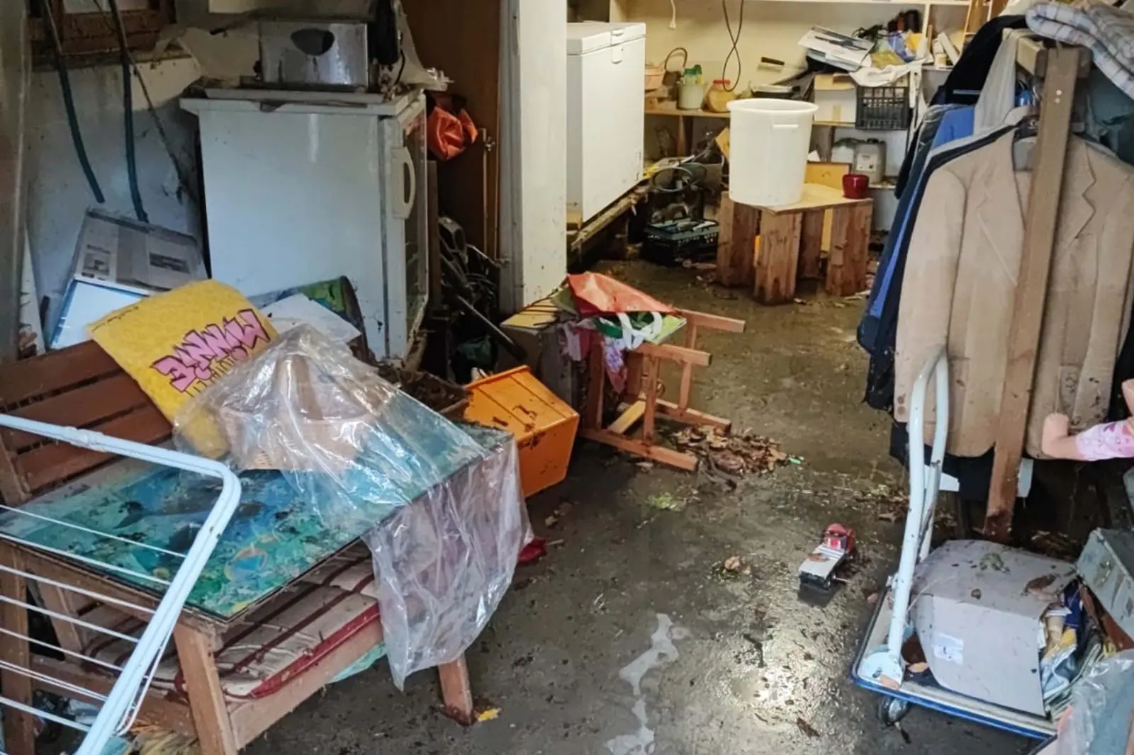 Artegna, allagamenti in via Nazionale