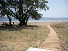 Gli interventi eco-compatibili realizzati nella spiaggia del Lido di Staranzano (foto Katia Bonaventura)