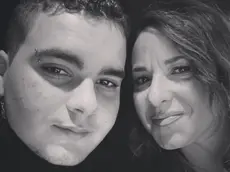 Andrea Falco con la madre Grazia