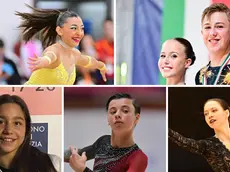 In senso orario, dall'alto a sinistra: Sofia Bruno (Ronchi), la coppia Giorgia Caserta-Raffaele Faggioli (Pat), Metka Kuk (Polet), Michele Pischianz (Polisportiva Opicina) e Matilde Brogi (Gioni)