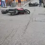 L'incidente in via dei Giuliani