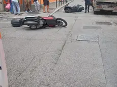 L'incidente in via dei Giuliani