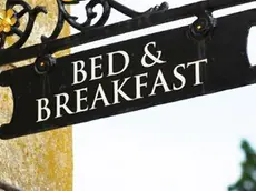 L'insegna di un bed and breakfast.