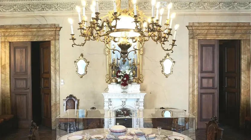 Gli interni del museo Morpurgo a Trieste