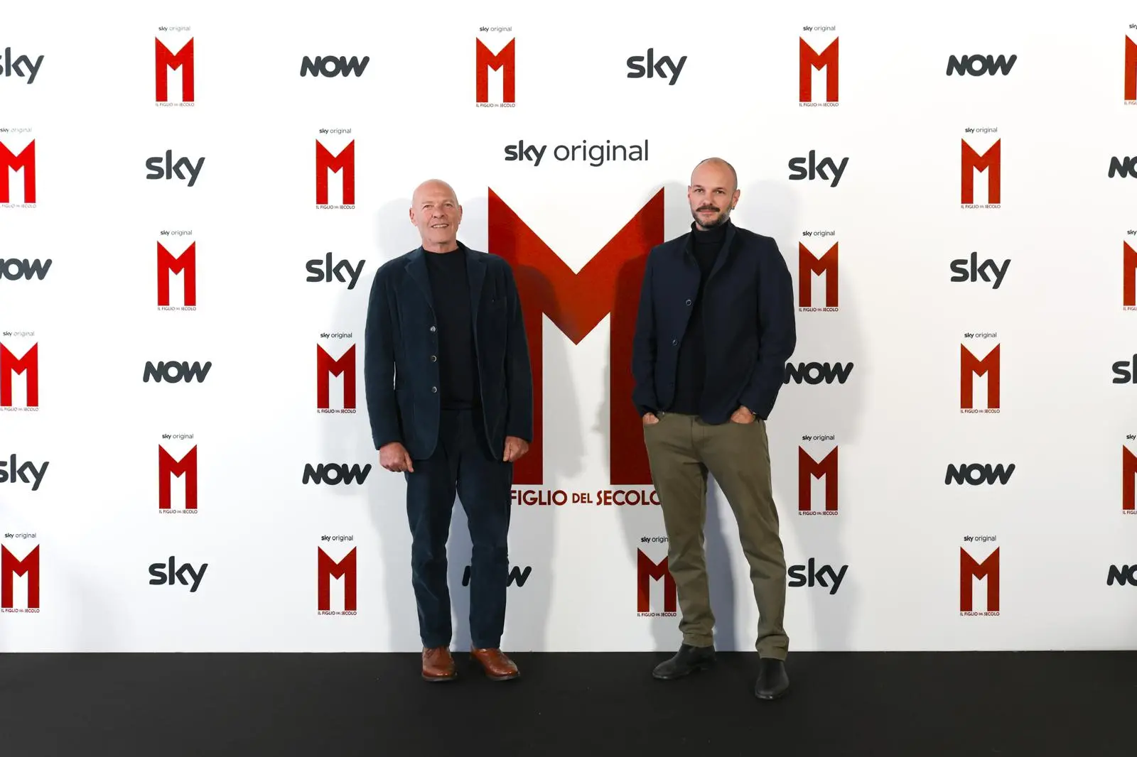 Stefano Bises e Davide Serino alla prima di “M.”