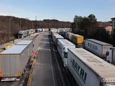 Fino a 4 mila tir in più al giorno lungo l'autostrada A4 (Foto Lasorte)