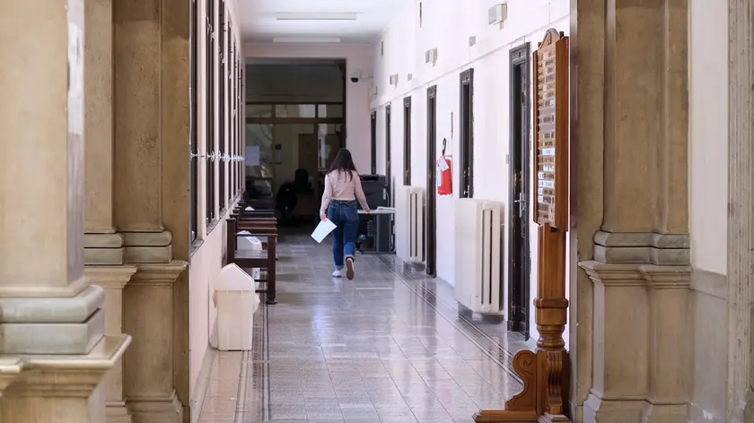 L’interno del tribunale di Trieste, dove si è tenuto il processo foto Silvano