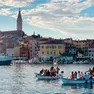 Il porto di Rovigno, una delle località più visitate