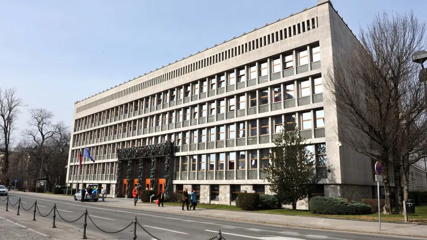 La sede del Parlamento di Lubiana in una foto d’archivio