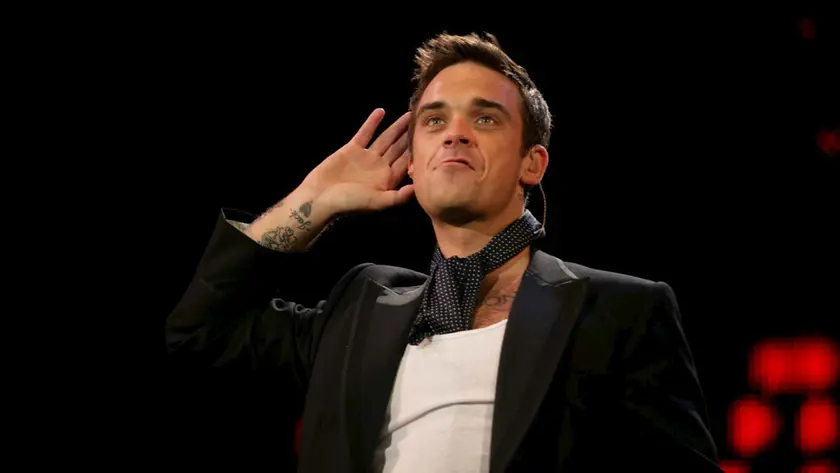 La popstar Robbie Williams