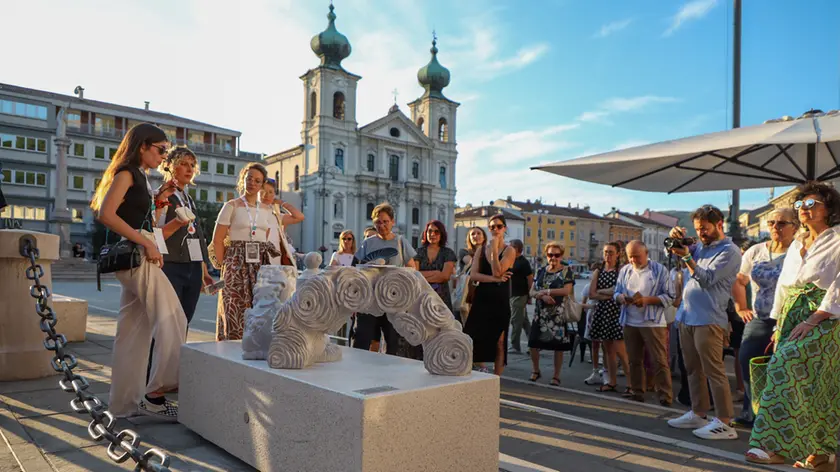 Le nuove panchine a Gorizia (Tibaldi)