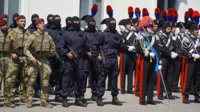 La commemorazione alla caserma Cascino (Tibaldi)