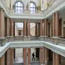 L’atrio del Tribunale di Trieste in Foro Ulpiano