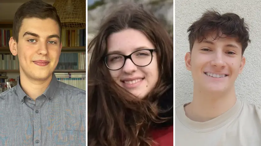 Tre dei quattro centini del Polo tecnico sloveno di Gorizia