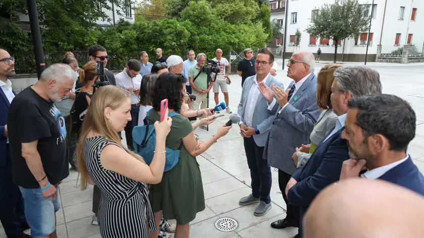 La presentazione dell’iniziativa del salto con l’asta Foto Tibaldi