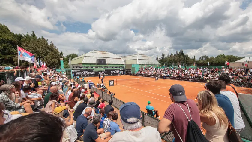I campi del Tennis club Triestino (foto Lasorte)