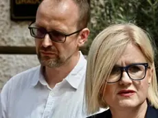La sindaca di Fiume Iva Rinčić e Robert Kurelić, entrambi esponenti di Azione Giovani. foto La Voce del Popolo