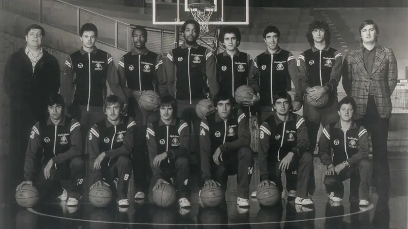 Foto di gruppo per la Hurlingham impegnata nella stagione sportiva 1978-’79