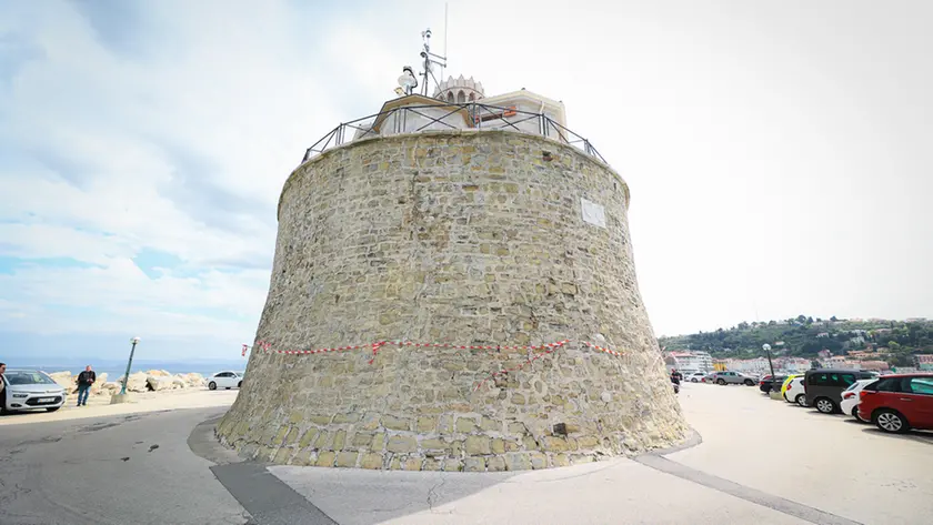 Il Bastione oggetto dell’opera di restauro. Foto del comune di Pirano