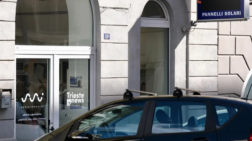 La sede della testata Trieste News in via Coroneo 39A (Silvano)