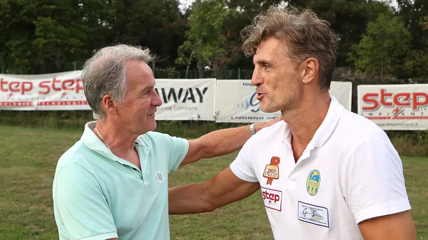Denis Godeas con Attilio Tesser (Lasorte)