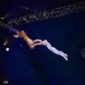 Uno dei momenti del Cirque su Soleil a Trieste